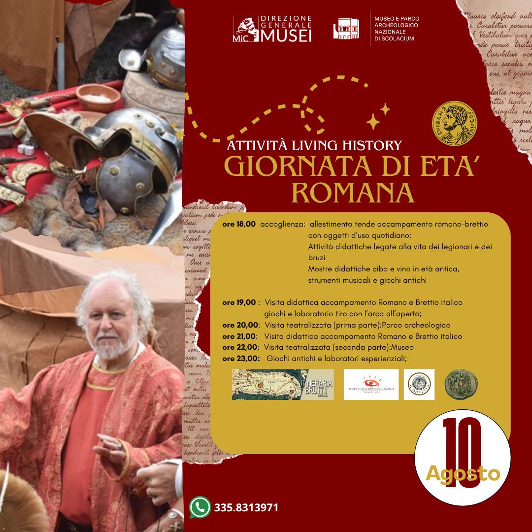 Attività Living History – Giornata di età Romana