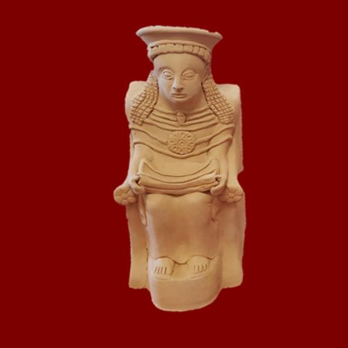Athena Eilenia in trono