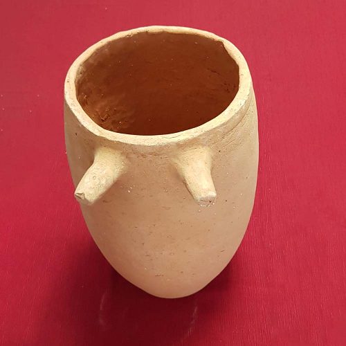 Vaso protostorico tipo dolio con anse orizzontali