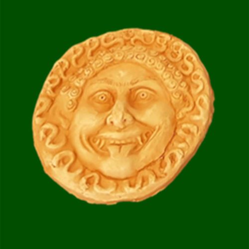 Testa di gorgone acroma