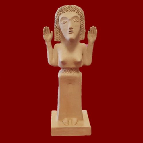 Statuetta Dea dalle braccia alzate